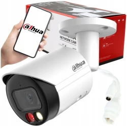 Dahua IP csőkamera - IPC-HFW2249S-S-IL (2MP, 2,8mm, kültéri, H265+, IP67, IR30m, IL10m, SD, PoE, mikrofon, Lite AI)