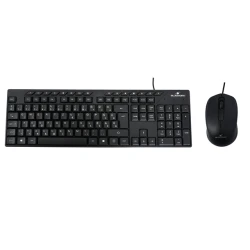 Bluestork Billentyűzet/Egér Kit - 2 in 1 PACK-MEDIA-OFF/HU (Multimédia bill, 1600 DPI egér, USB-A, fekete, magyar)