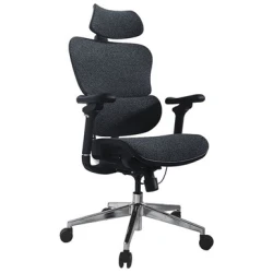 Equip Szék - 651052 (Premium, ergonomikus, Max teherbírás: 150kg, fekete/kék)