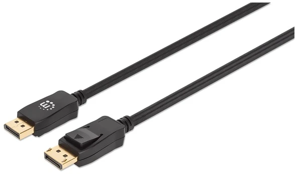 Manhattan Kábel - DisplayPort ( DisplayPort 1.4, 4K@144hz, HDR, 3m, Fekete) 1 Manhattan Kábel - DisplayPort ( DisplayPort 1.4, 4K@144hz, HDR, 3m, Fekete)