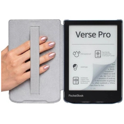 POCKETBOOK e-book tok - PB619, PB629, PB634 Shell transparent strap gyári Tok Sage