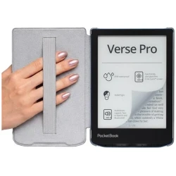 POCKETBOOK e-book tok - PB619, PB629, PB634 Shell transparent strap gyári Tok Sage