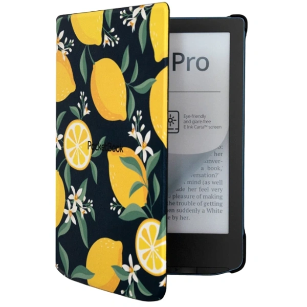 POCKETBOOK e-book tok - PB629_634 Shell gyári Tok lemons print 1 POCKETBOOK e-book tok - PB629_634 Shell gyári Tok lemons print