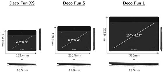 XP-PEN Grafikus tábla - DECO FUN S_R (6,3"x4", 5080 LPI, PS 8192, 220 RPS, USB-C) piros 1 XP-PEN Grafikus tábla - DECO FUN S_R (6,3"x4", 5080 LPI, PS 8192, 220 RPS, USB-C) piros