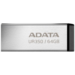 ADATA Pendrive - 64GB UR350 (USB3.2, víz és porálló, fekete)