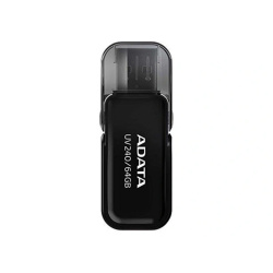 ADATA Pendrive - 64GB UV240 (USB2.0, Fekete)