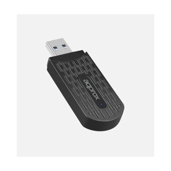 APPROX Hálózati Adapter - USB, nano, 1800 Mbps, Wi-Fi6, Wireless 802.11 b/g/n/ac/ax