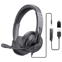 Advance Fejhallgató - SMARTPHONICS 650 (USB/Jack, 1,2m kábel, fekete)