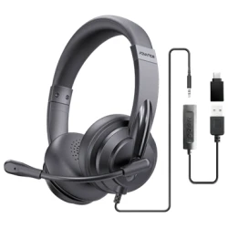 Advance Fejhallgató - SMARTPHONICS 650 (USB/Jack, 1,2m kábel, fekete)