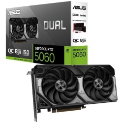 Asus Videokártya - nVidia DUAL-RTX5060-O8G-A (8192MB, GDDR7, 128bit, 1xHDMI, 3xDP)