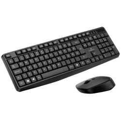 Bluestork Billentyűzet/Egér Kit - 2 in 1 PACK-WL-OFF-V2/HU (Vezeték nélküli, Multimedia, 1600 DPI egér, fekete, magyar)