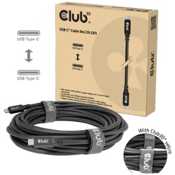 Club 3D Kábel - CAC-2509 (USB-C to USB-C, M/M, 100W, 8K60Hz, 20Gbps, 60W, 9m)