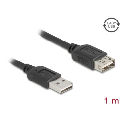 Delock Kábel - 81512 (USB2.0 Hosszabbító kábel, apa/anya, 1m)