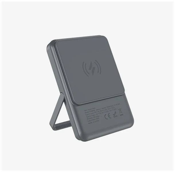 Hikvision HIKSEMI Akkubank - 5000mAh W050 Vezetéknéküli PowerBank (Type-C, Output 15W) Szürke