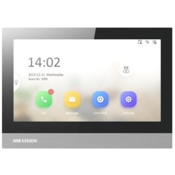 Hikvision IP kaputelefon - DS-KH8380-WTE1 (beltéri, 7" touch, WiFi, PoE)
