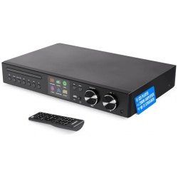 Majority Internet rádió - Fitzwilliam Connect AMP CD (2x100W erősítő, BT, DAB+/FM, internet rádió, CD, Spotify, Távírá.)