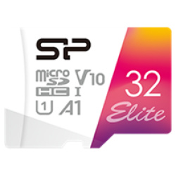 Silicon Power MicroSD kártya - 32GB microSDHC UHS-I U1, V10, A1 + adapter