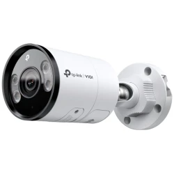 TP-Link IP csőkamera - InSight S345 (FullColor, 4MP, 4mm, IP67, H265+, LED+IR30m, 12VDC/PoE, SD; mikrofon, hangsz.; fém)