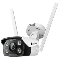TP-Link IP csőkamera WiFi - C340-W (FullColor, 4MP, 4mm, IP66, H265+, fehér LED30m, IR30m, 12VDC; SD; mikr. hangsz)