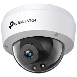 TP-Link IP dómkamera - C250 (DualLight, 5MP, 4mm, IK10, IP67, H265+, IR+LED30m, SD; 12VDC/PoE, mikrofon)