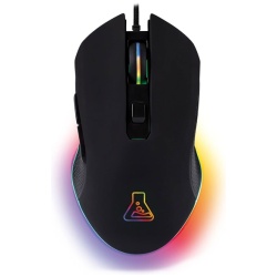 The G-Lab Gamer Egér - KULT HELIUM PRO B (12800 DPI, 6 gomb, makro, 1,8m kábel, RGB LED, fekete)