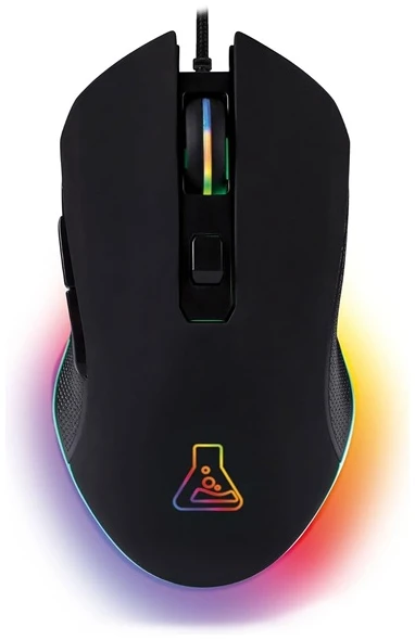 The G-Lab Gamer Egér - KULT HELIUM PRO B (12800 DPI, 6 gomb, makro, 1,8m kábel, RGB LED, fekete)