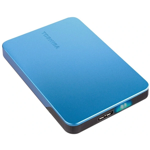 Toshiba Külső HDD 2.5" - 4TB Canvio Flex Metallic Blue (USB3.2 Gen1, kék)